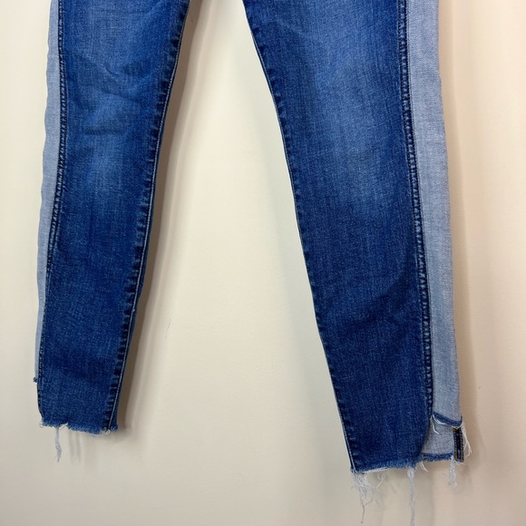 7 for all mankind Two Tone Denim Ankle Skinny Jeans, 31 - Picture 3 of 7